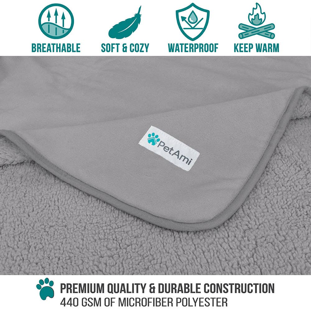 PetAmi - Venta al por mayor Manta - Gatos y perros - Manta impermeable para mascotas Sherpa62