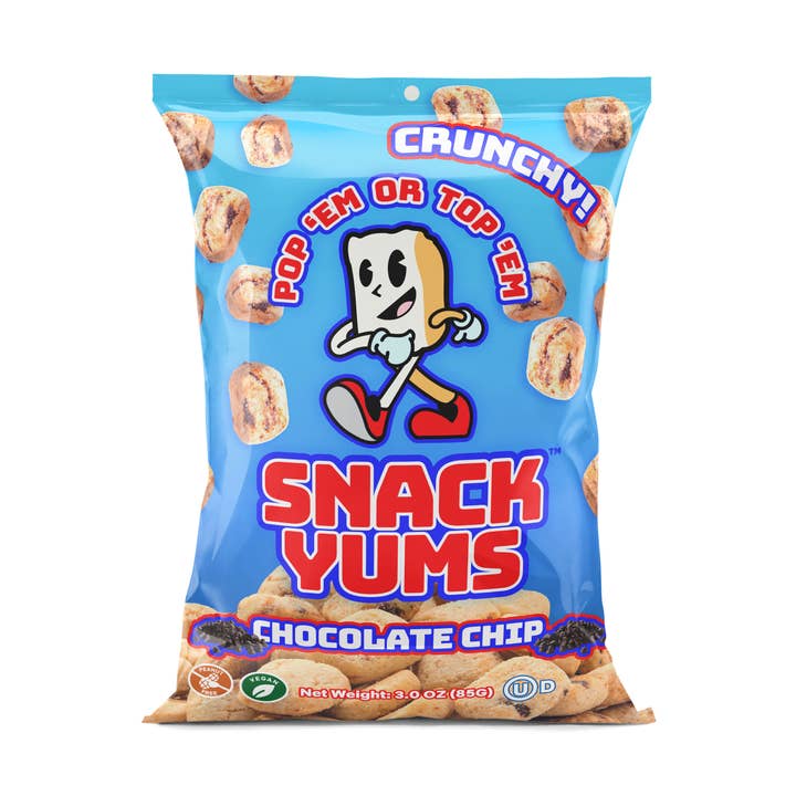 Snack Yums™ Chocolate Chip Square Cookies, 3 oz för wholesale av The Cookie Department