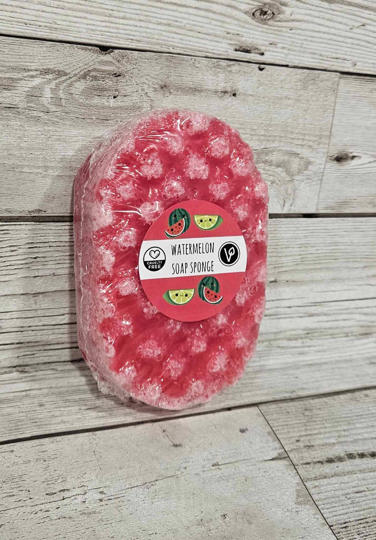 The Soap Sisters - Wholesale Bath Pouf/Sponge - Watermelon Exfoliating Soap Sponge1