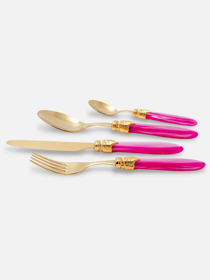 Laura Oro Set 24 Pièces Table, Cadeau pour la vente par Rivadossi Sandro