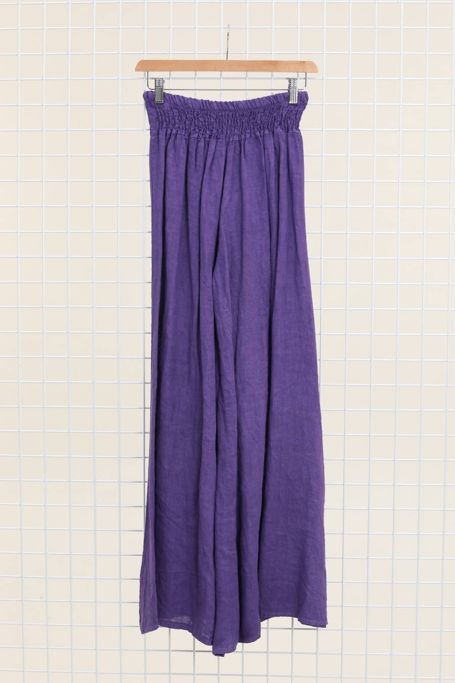 la maison des fibres naturelles - Wholesale Pants - Women's - Flared linen trousers 66031 100%LINEN36