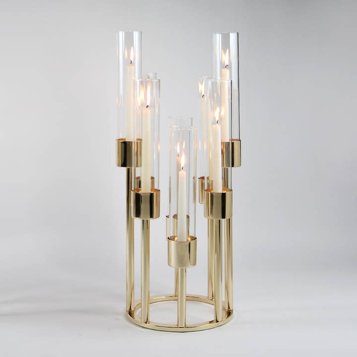 Galore Home - Wholesale Candelabra - Aura Octet Tabletop Candelabra6