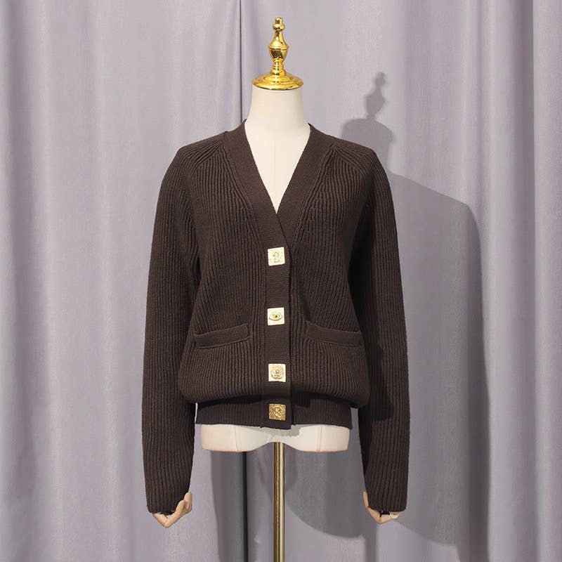 Productseeker - Wholesale Cardigan - Women's - JK176 Black Knit Cardigan with  – Autumn Chic2