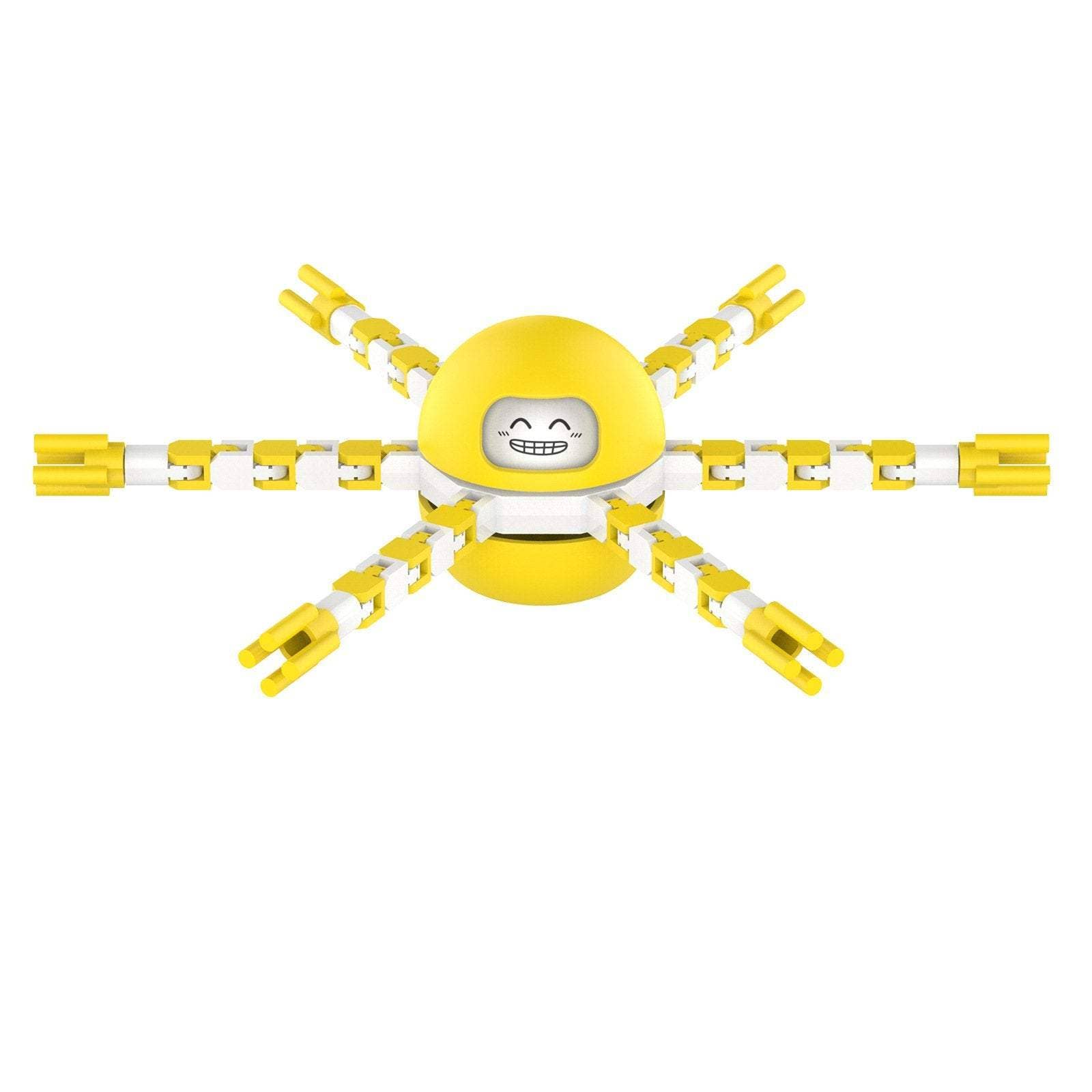 KiddieKickz - Wholesale Classic toy – Kids - Fingertip Mechanical Gyro Decompression Deformation Mecha Octopus4