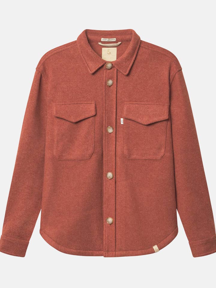 Casaco Trabalhador-Soft Touch - Brandy por atacado de COLOURS & SONS