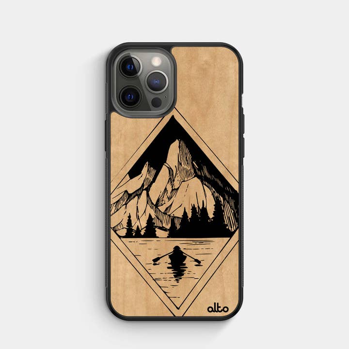 Maple Wood | Protective iPhone Case - Retreat Design for wholesale by Alto Collective