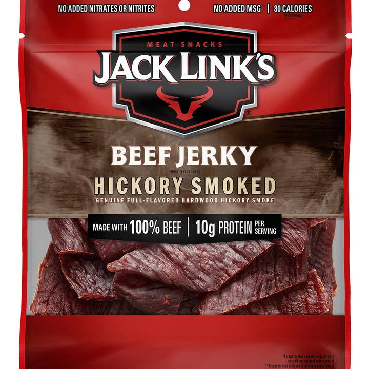 Shop The King - Wholesale Jerky - Jack Link's Beef Jerky, Hickory Smoked, 2.85 oz Bag - Rich, Smoky Flavor