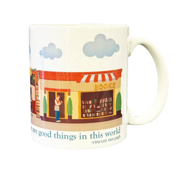 New Quote! Bookstore Van Gogh Quote Coffee or Tea Mug for wholesale by Fly Paper Products