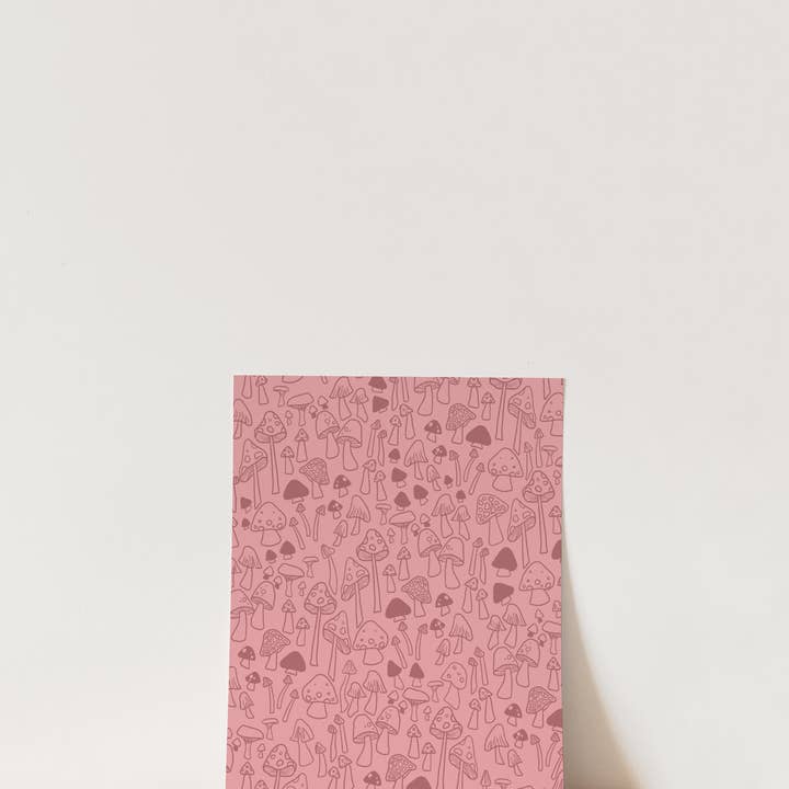 Rhinestone Rodeo Art - Wholesale Art Print - Dusty Rose Mushroom Cottagecore 60s/70s Inspired Art Print2