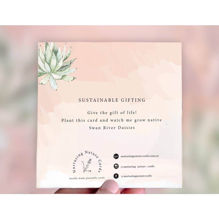 Nurturing Nature Cards - Wholesale Valentine's Day card - Life Would Succ Without You Plantable Greeting Card1