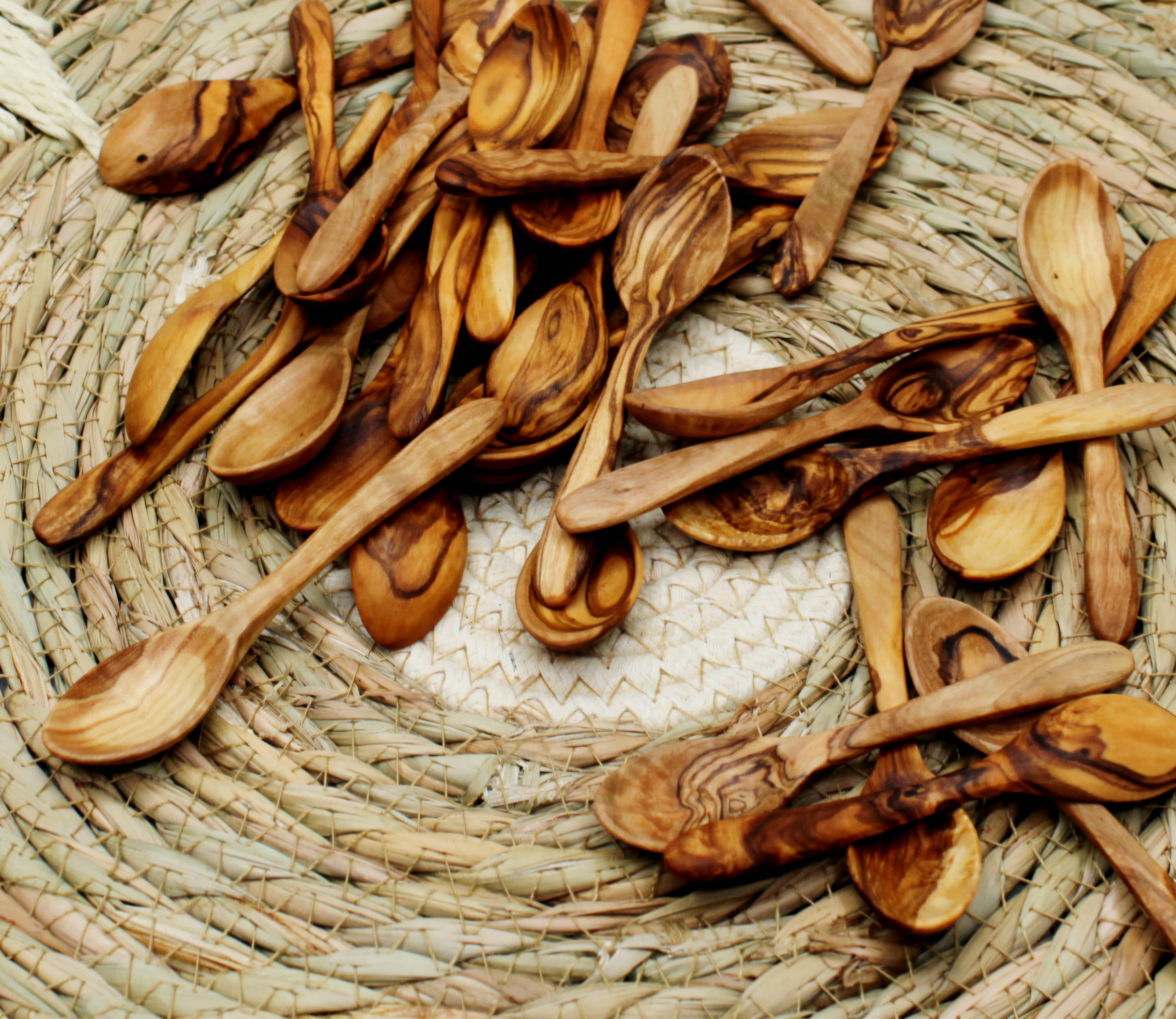 DAGDEG - Wholesale Table Spoon (Cutlery) - Small olive wood spoons – 10 cm1