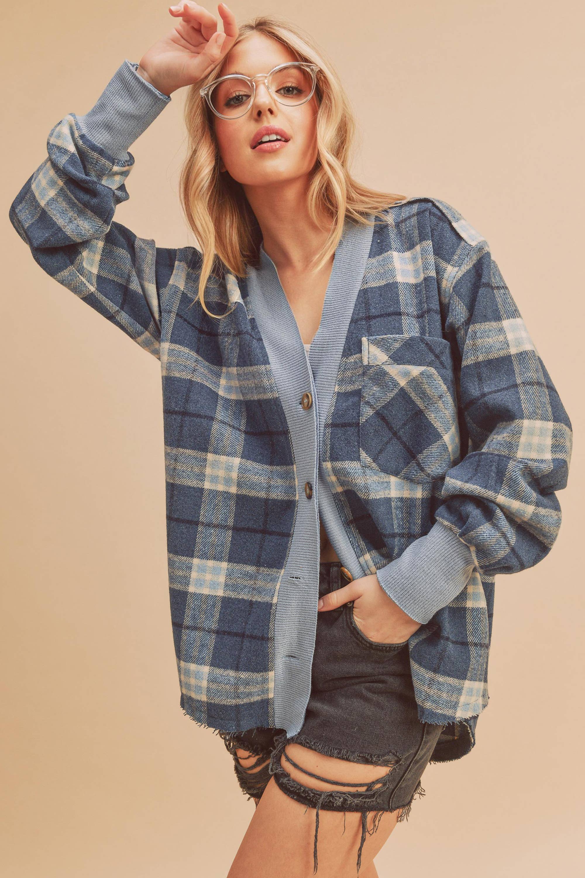 AEMI + CO - Wholesale Cardigan - Women's - 582BK Hila Cardigan Jacket 37