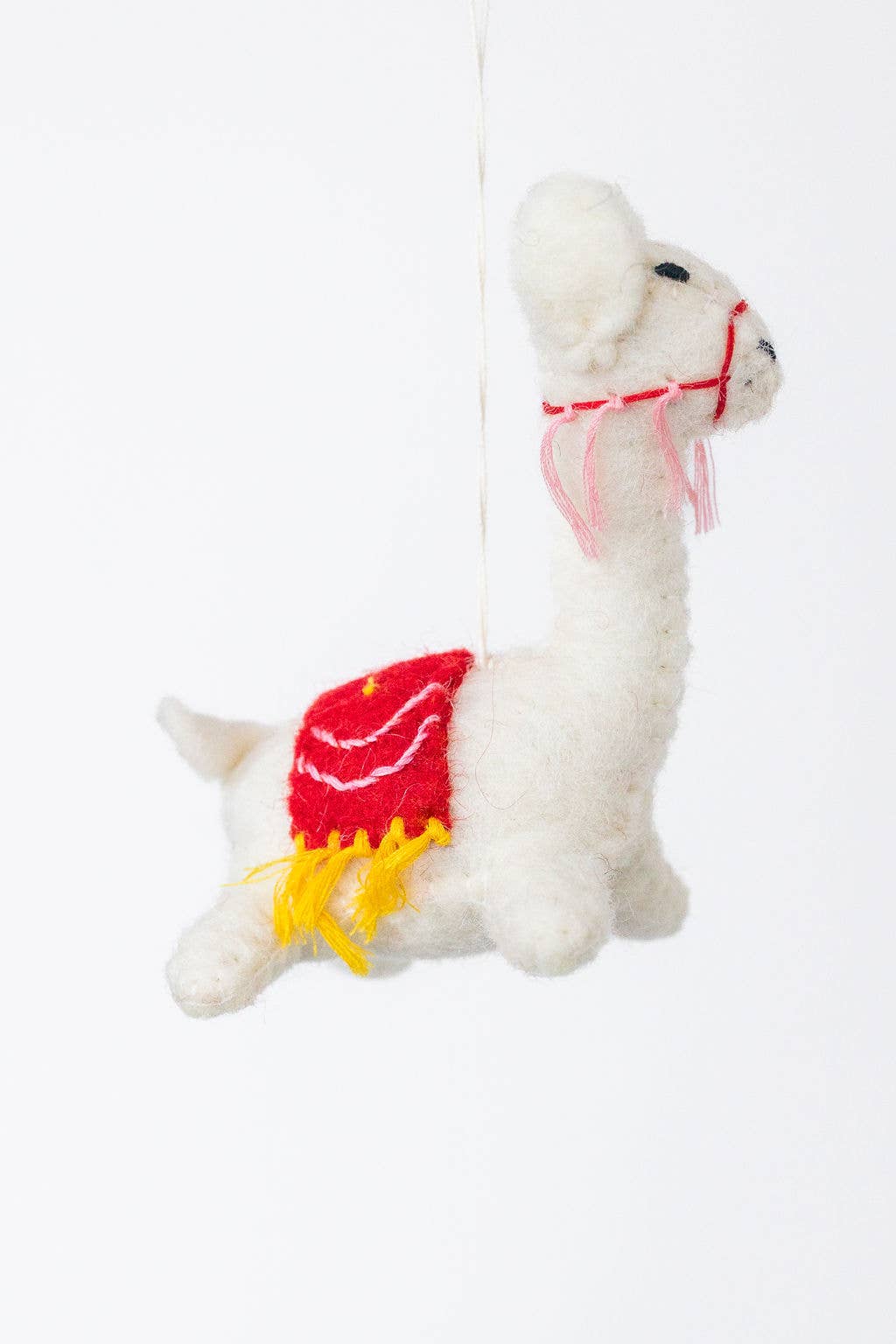 Nivas – wholesale Ornament – Christmas Llama Felt Ornament1