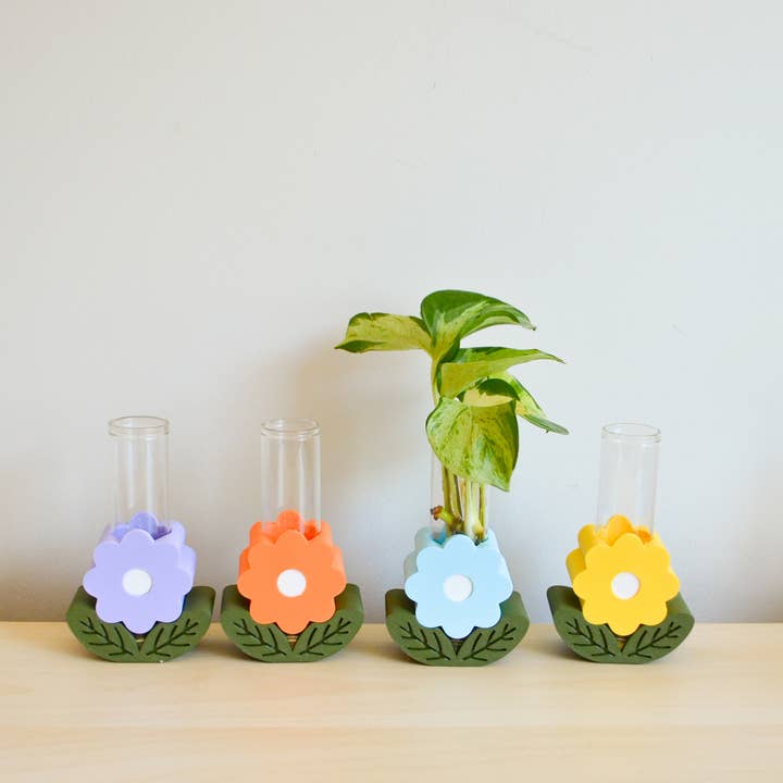 LindaMakess - Wholesale Vase - Colored Stacking Flower Plant Propagation Vase | Wall