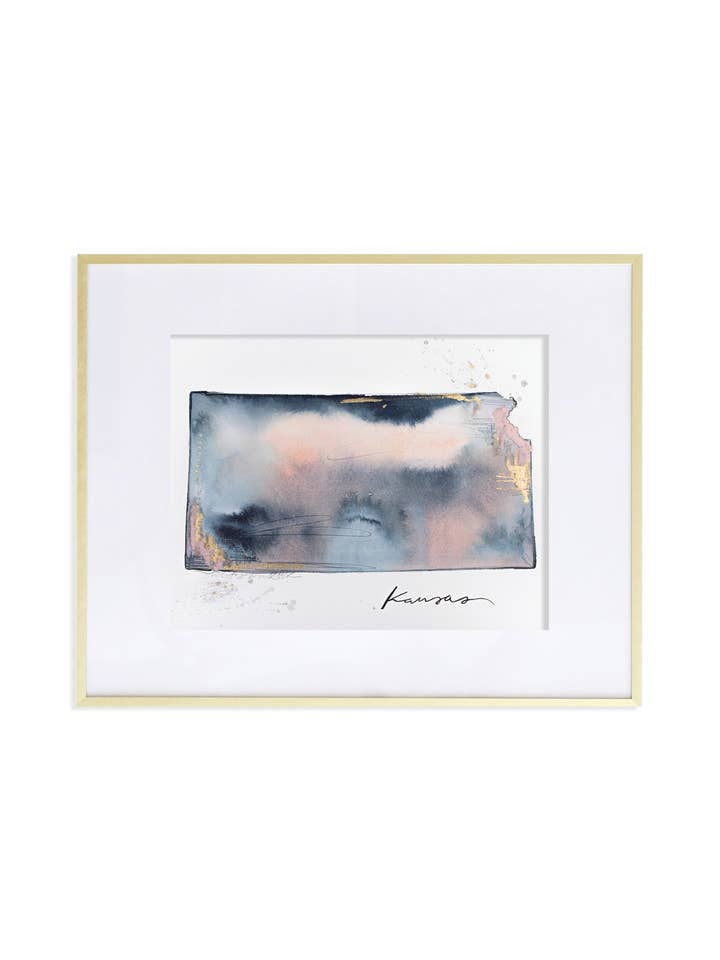 Imprimé Kansas pour la vente par Whitney Winkler