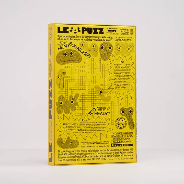 Le Puzz - Wholesale Puzzle - Adult - Heads1