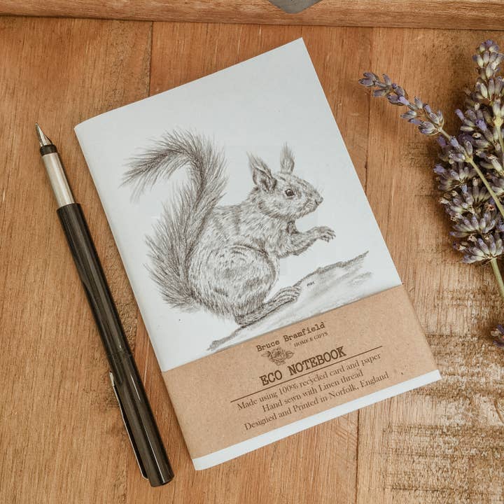 Squirrel Notebook for wholesale by Bruce Bramfield Home & Gifts