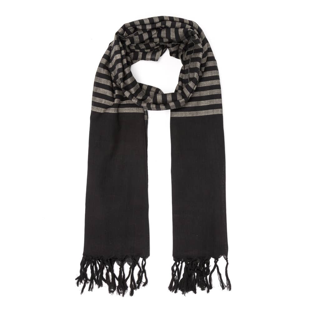 Veraluna Sustainable Clothing - Wholesale Scarf - Women's - COTTON SCARF VIBES FAIR TRADE PRODUCT7