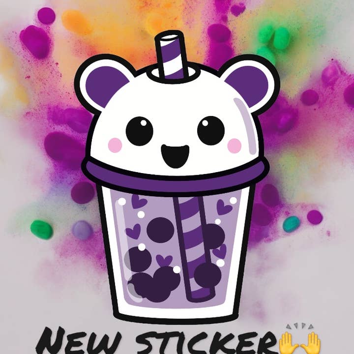 Bunny Boba (multicolore) pour la vente par Meraki Pop