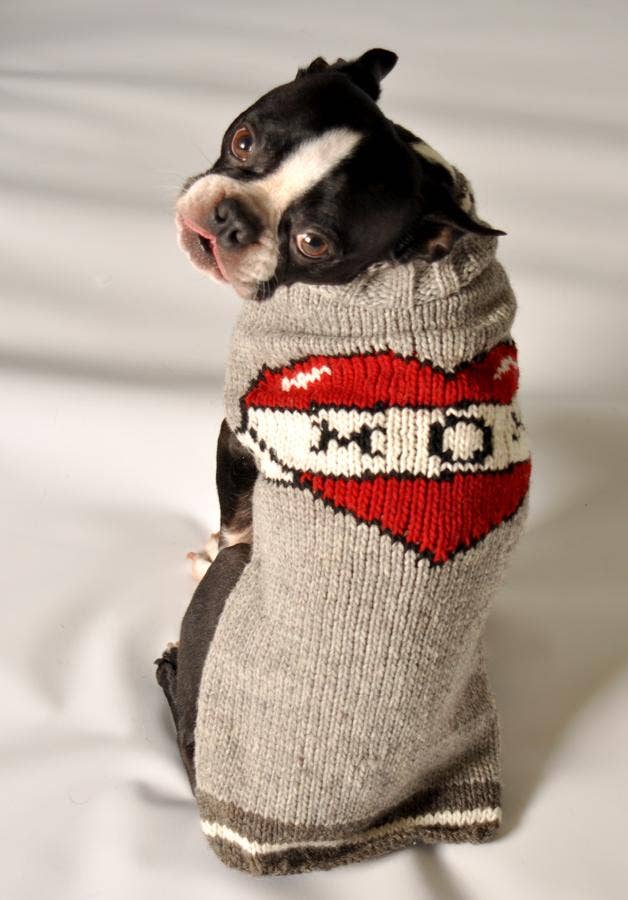 CHILLY DOG LLC - Wholesale Pet Sweater - Dog - Tattooed Mom Dog Sweater