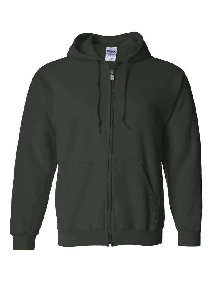 Eleven Fashion – Großhandel Hoodie – Herren – Gildan - Kapuzensweatshirt mit durchgehendem Reißverschluss aus Heavy Blend13