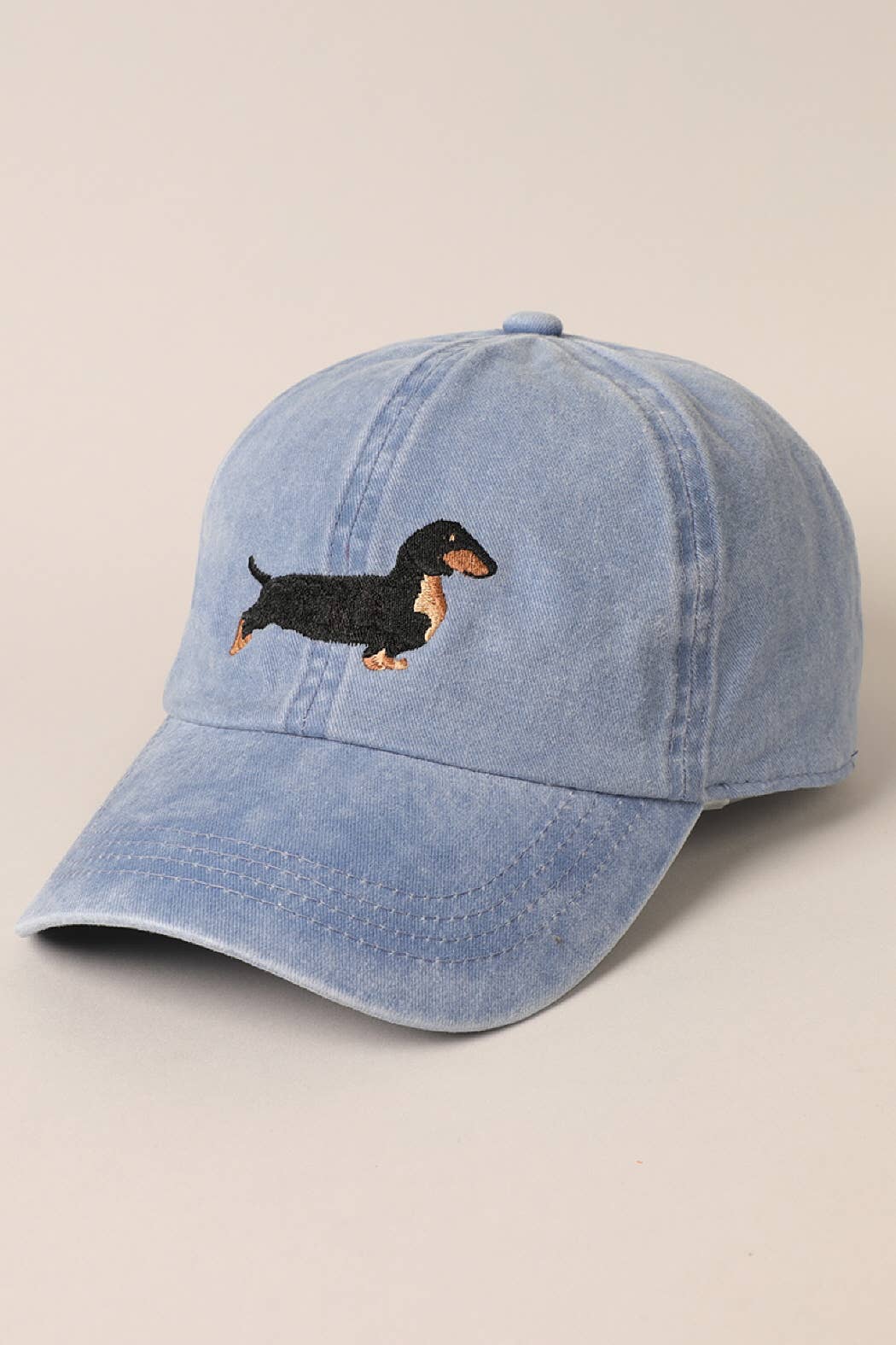 Fashion City - Wholesale Baseball Cap - Unisex - Dachshund Embroidered Baseball Dad Cap4