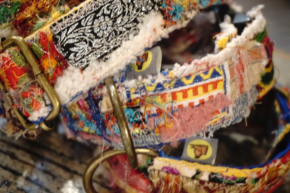 hundsfutter - Wholesale Pet Collar - Dog - Unique "patchwork1" dog collars - box with 4 sizes15