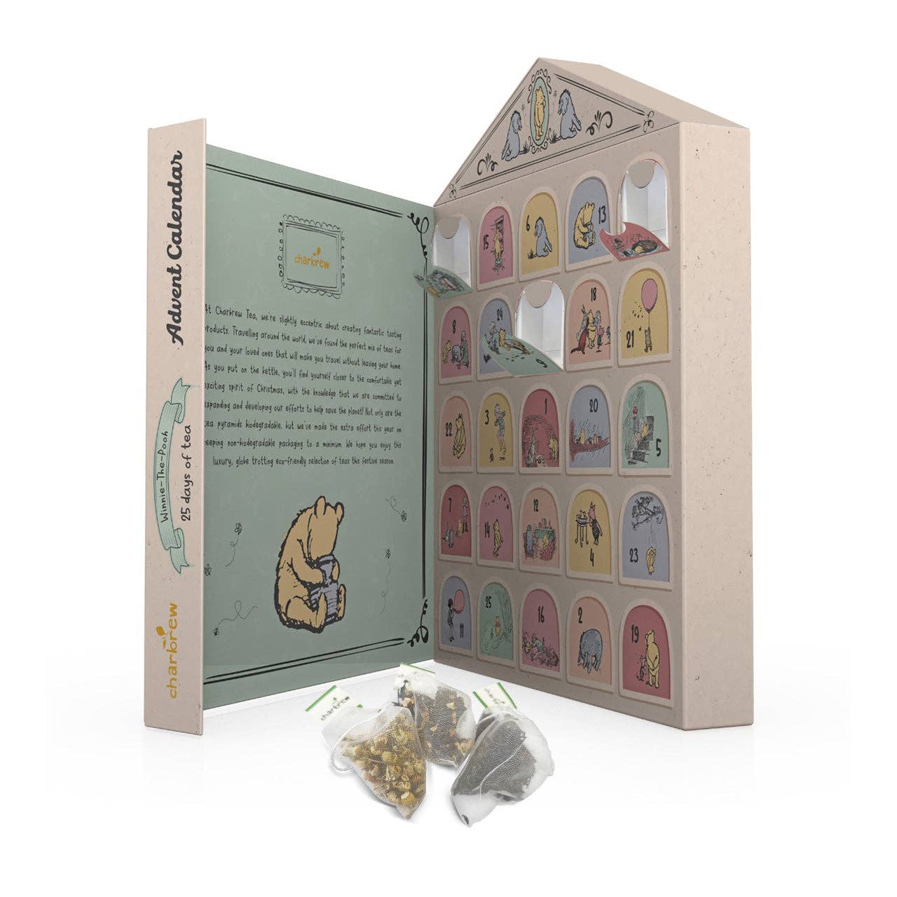 Charbrew Tea & Coffee - Wholesale Tea Bags - 25 Days Of Winnie Advent Calendar - 25 Teabags4