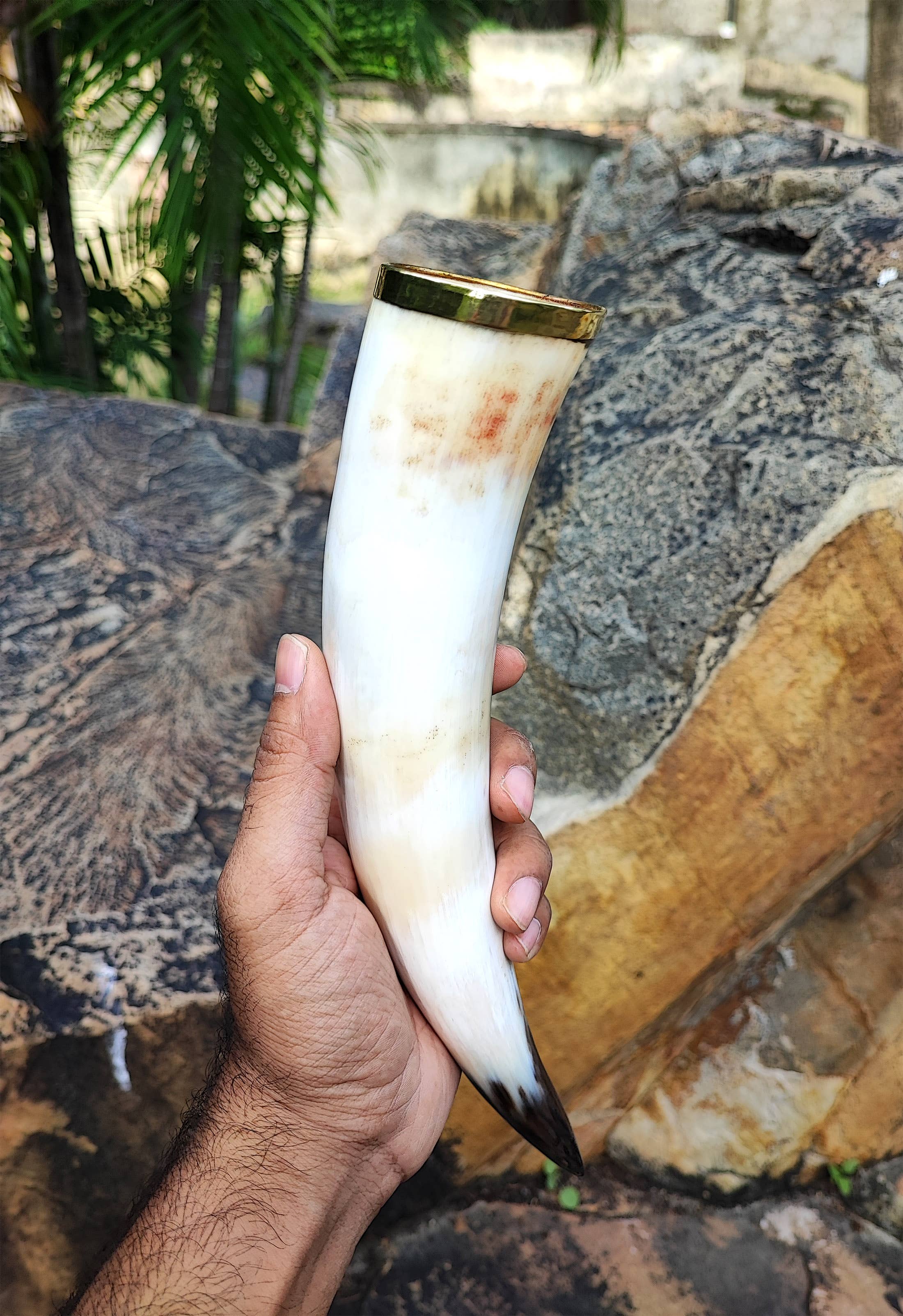 Billion Brothers – wholesale Drinking glass/cup – Viking Drinking Horn With Stands Ale Mead Beer Horn Mugs Cup8