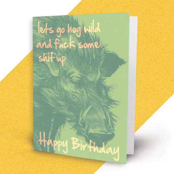 Middle Child Made - Wholesale Birthday Card - Hog Wild Card