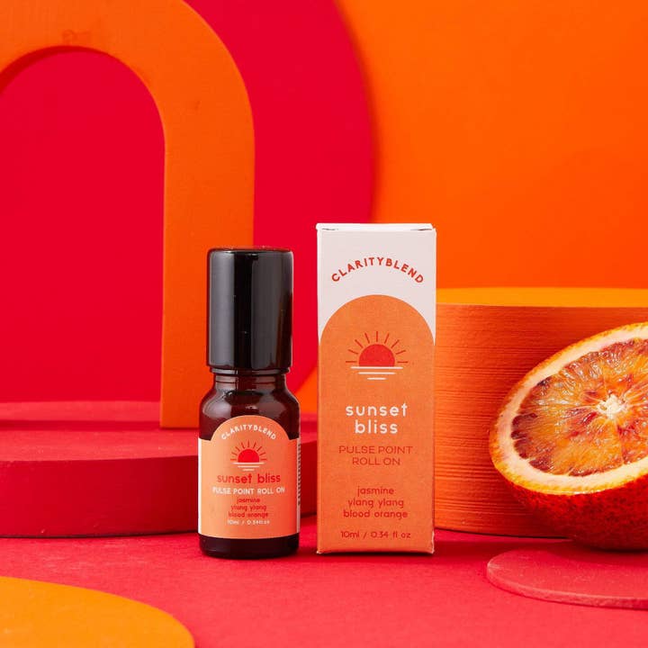 Sunset Bliss Aromatherapy Roll On for wholesale by Clarity Blend Aromatherapy