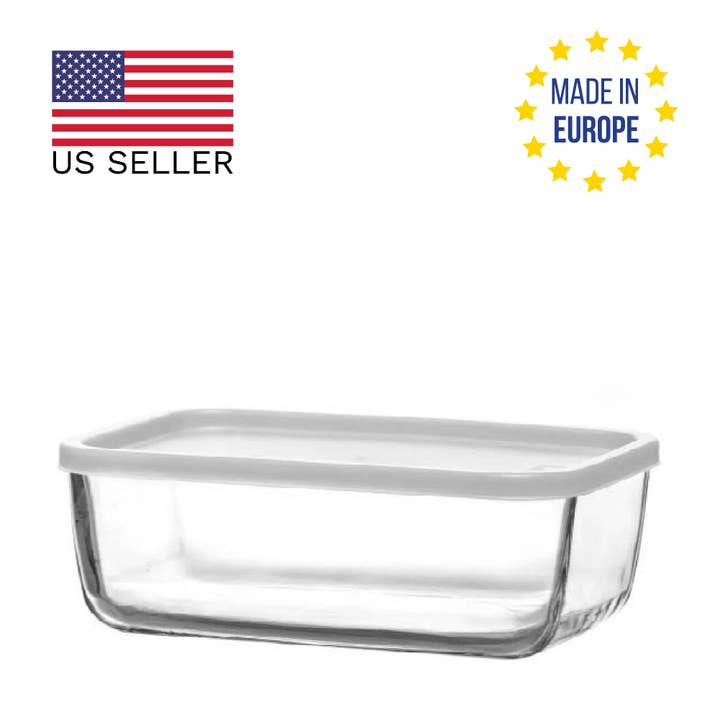 Hakan - Wholesale Food storage container - LAV Cube Food Containers with Lids, 2 Pcs, 39.5 Oz (1170 cc)2