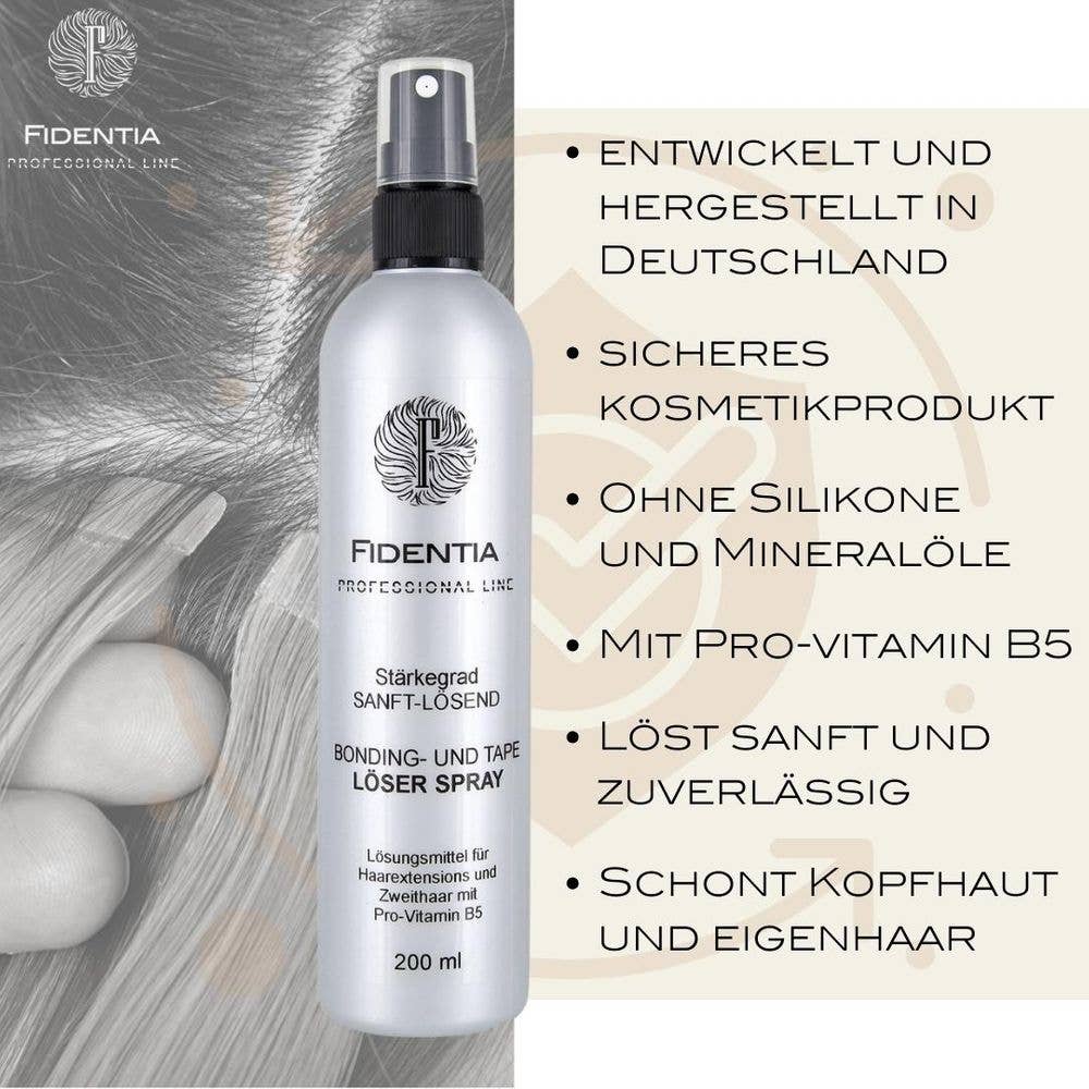 Fidentia Store – wholesale Hair spray – Fidentia tape & bonding remover removes extensions & hairpieces2