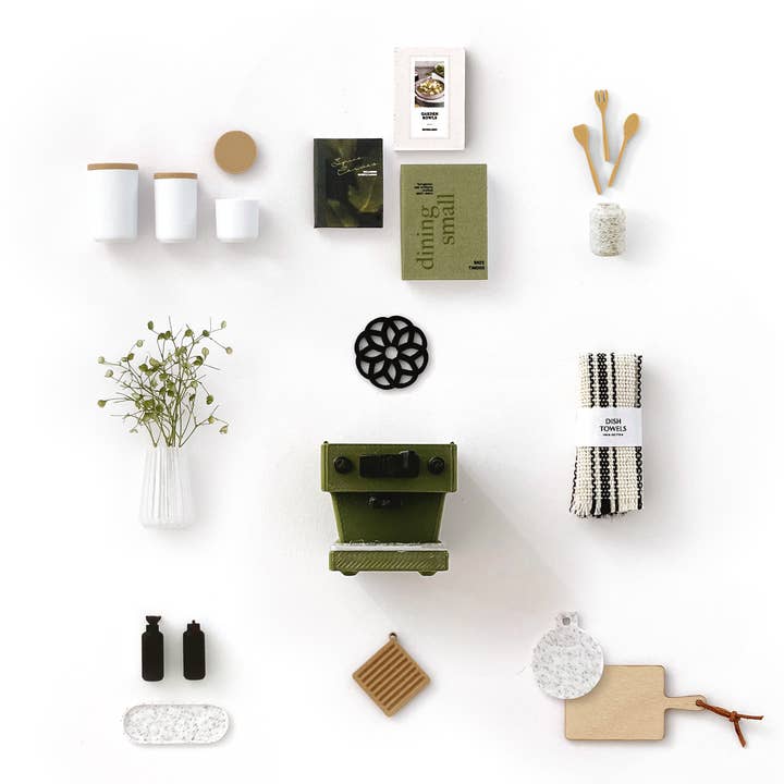 Miniette - Wholesale Doll accessory kit – Kids - Miniature Kitchen Set5