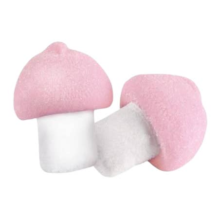 Jumbo Marshmallow Mushrooms for wholesale by Swedishcandywholesale.com