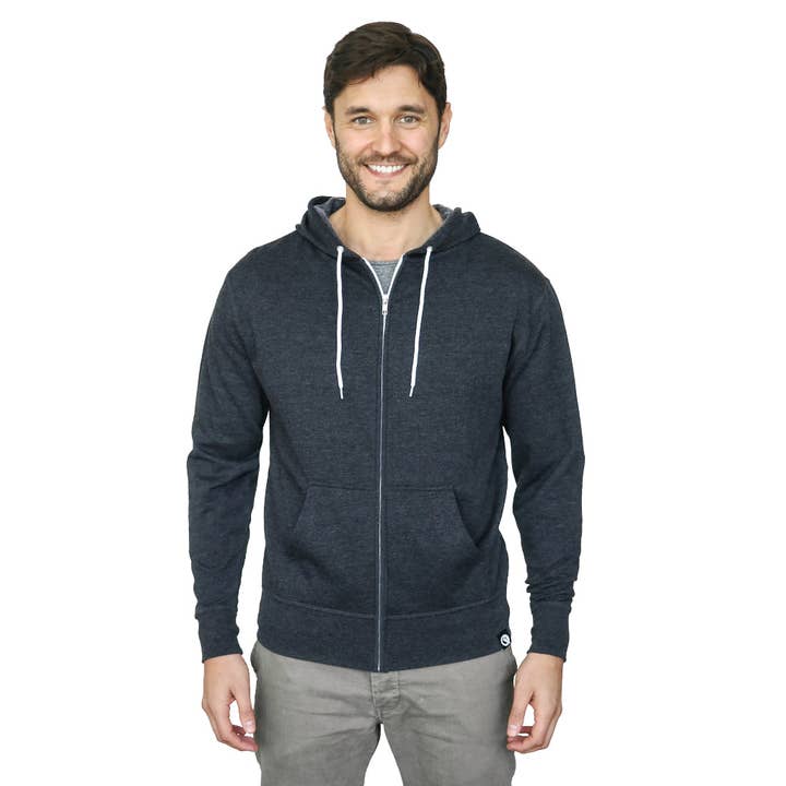 Charcoal Hero Hoodie Lite for wholesale by Quikflip Apparel