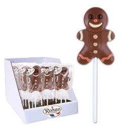 LS GROUP - Wholesale Lollipop - Milk Chocolate Little Biscuit Lollipops – 35g0