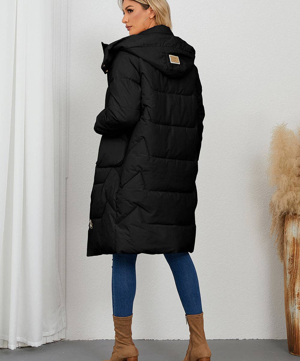 Aria Romance - Wholesale Coat - Women's - Quilted Longline Puffer Coat2