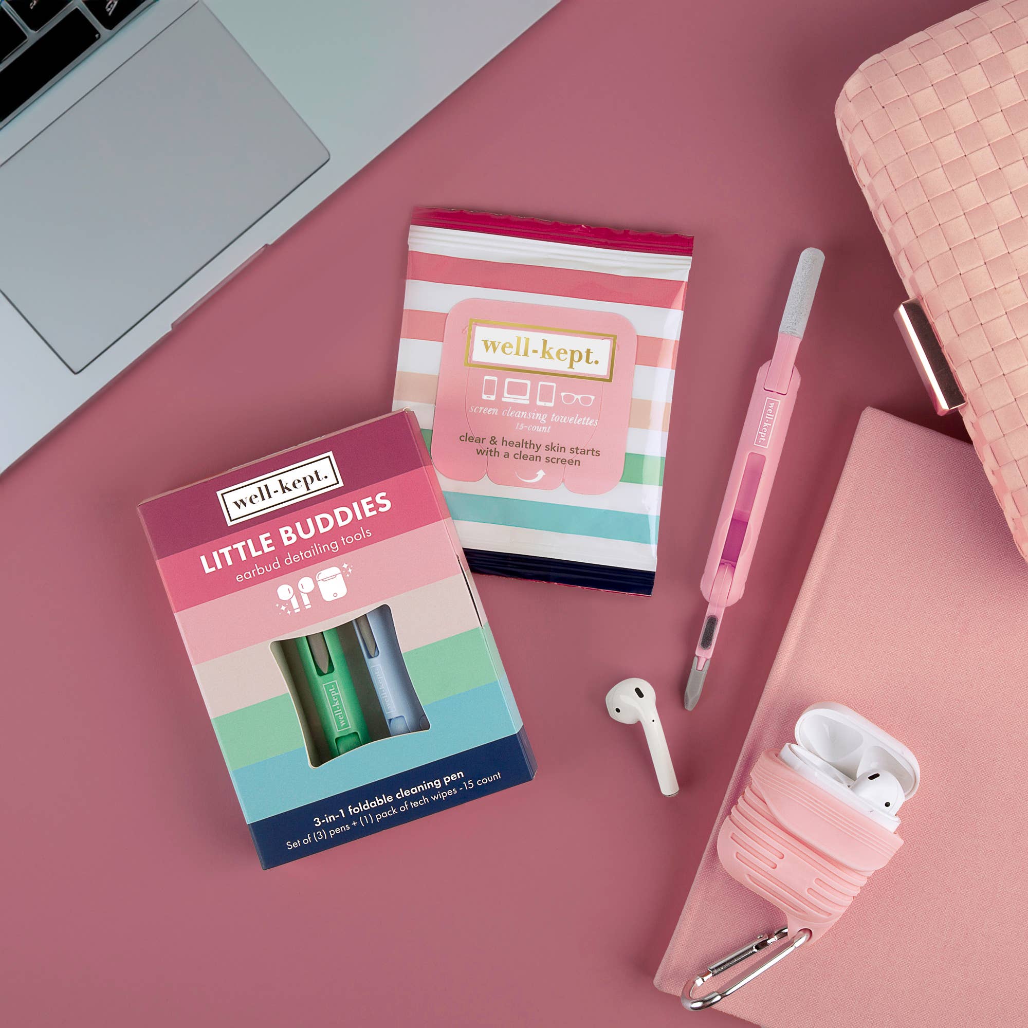 Well-Kept, Screen Wipes - Wholesale Cleaning brush - Better Days Little Buddies Earbud Cleaning Kit8