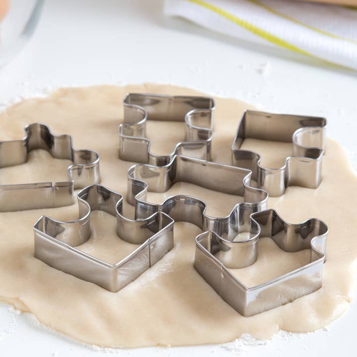 Fox Run Brands - Wholesale Cookie Cutter - Fox Run Puzzle Pieces Cookie Cutter Set, 6-Piece2