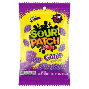 L&F Universal Goods – wholesale Gelégodis – Sour Patch Kids Druva 12/8,02OZ0