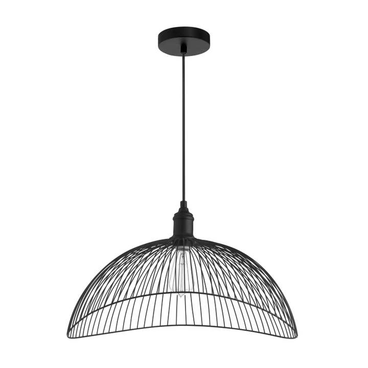 River of Goods - Wholesale Chandelier/Hanging Light - 18.75"W Wendy Black 1-Light Pendant Light Fixture9