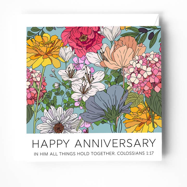 Carte d'anniversaire avec verset biblique pour la vente par The Christian Poster Company