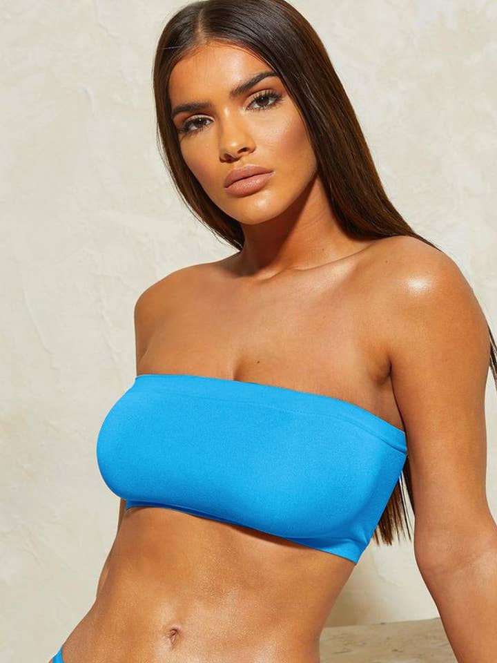 Bandeau bustier sólido contemporáneo Bandeau01 para venta al por mayor de 5besties inc