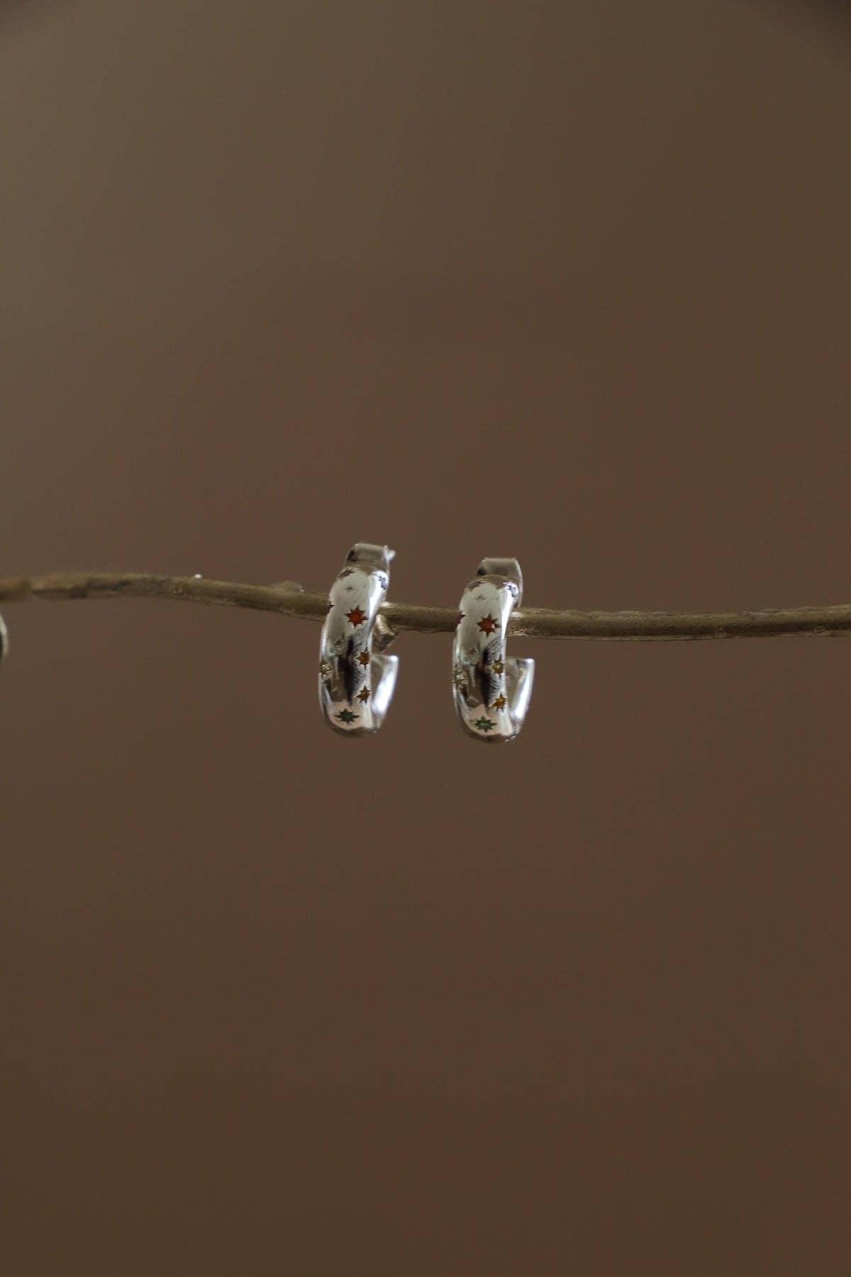 Katie Waltman Jewelry – wholesale Hoop-örhängen – ÖRE CZ STJÄRNA HOOP7