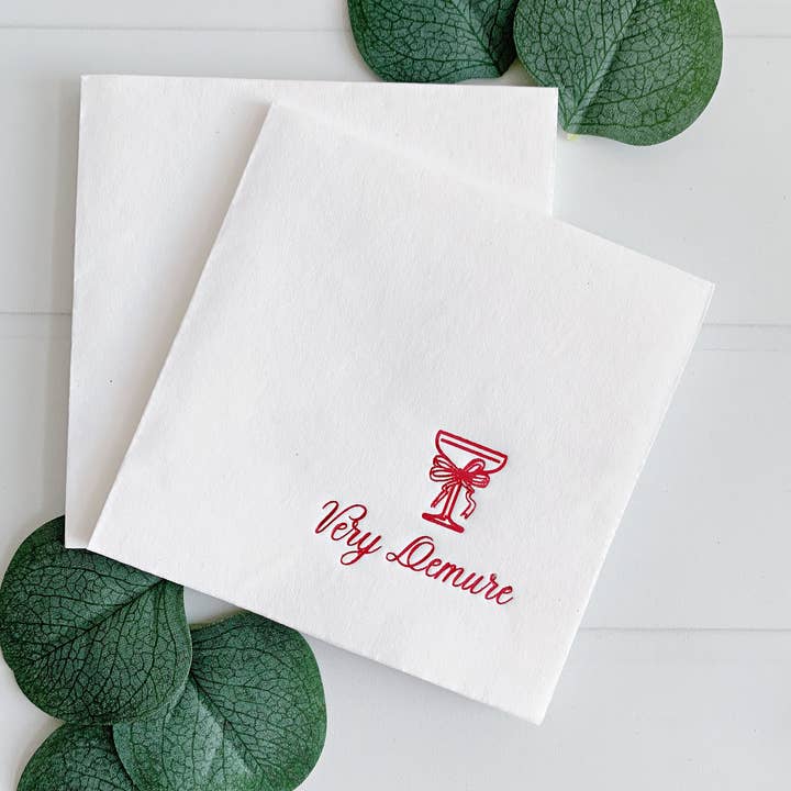 EnFete, LLC - Wholesale Disposable Napkin - Very Demure Elegant Cocktail Napkins0