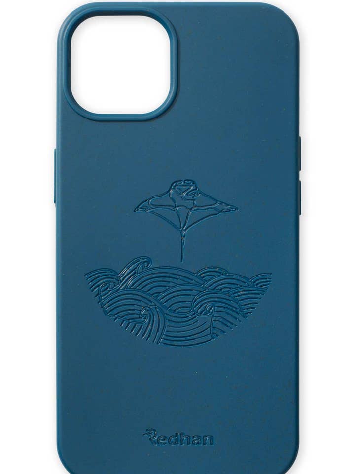 Funda para teléfono biodegradable y ecológica en azul marino para venta al por mayor de Redhan