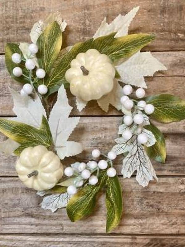 Anel de vela de outono de abóbora creme por atacado de DNS Designs