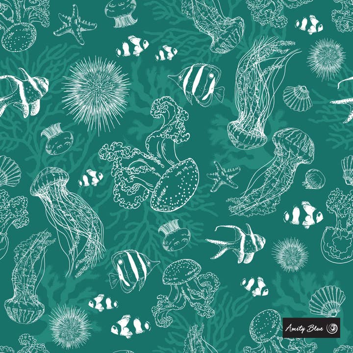 Deep Sea Beach Blanket for wholesale by Amity Blue