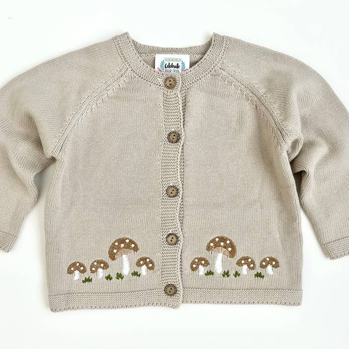 Celebrate Your Tribe - Wholesale Cardigan - Kids - Shroom and Bloom Cardigan
